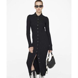Anine Bing Black Midi Dress